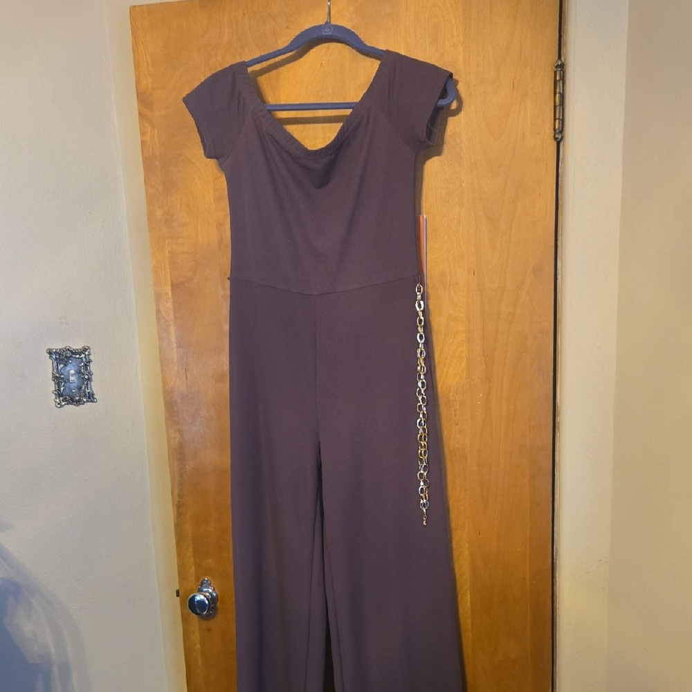Elegant Purple Jumpsuit